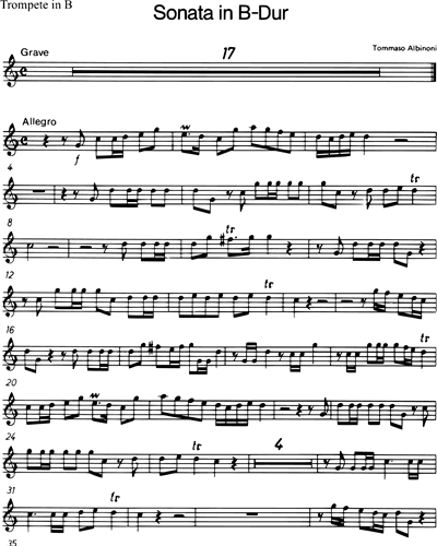 Sonata in B major