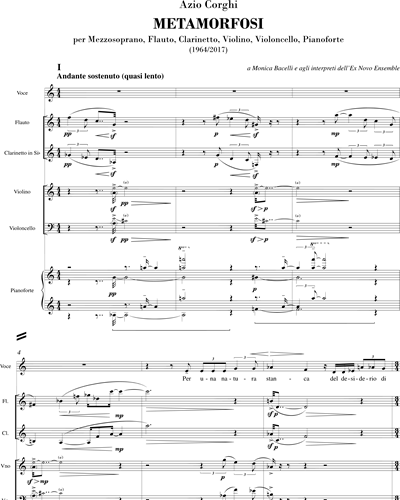 Metamorfosi Full Score Sheet Music by Azio Corghi | nkoda | Free 7