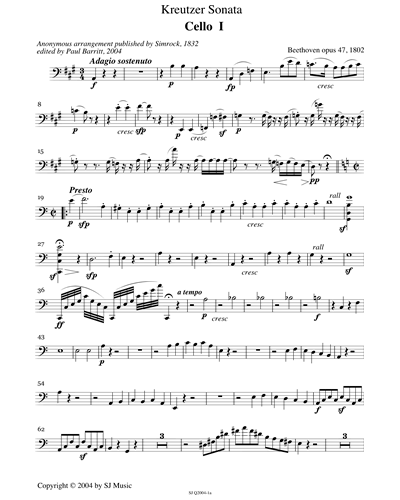 Kreutzer Sonata, Op. 47