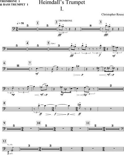 Trombone 1/Bass Trombone
