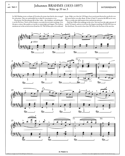 Waltz Op.39, No.3