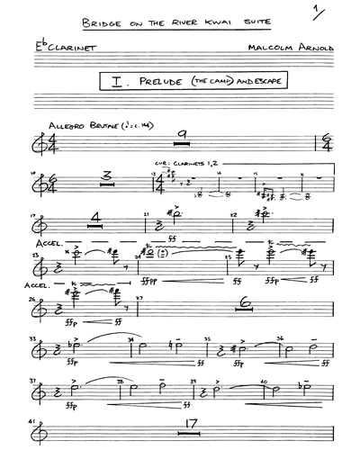 Clarinet in Eb/Bass Clarinet in Bb