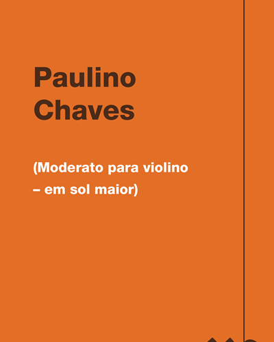 (Moderato para violino – em sol maior)