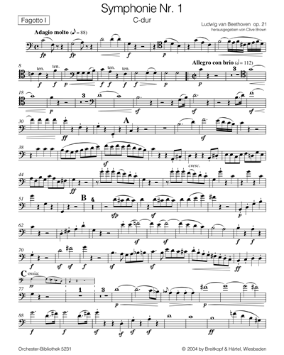 Symphonie Nr. 1 C-dur op. 21
