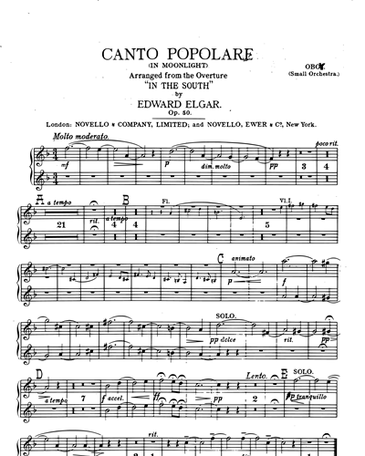 Canto Popolare (from "In the South")