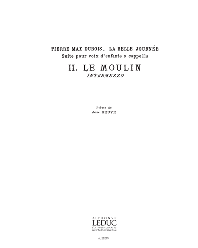 Le Moulin: Intermezzo (n. 2 de "La Belle Journée")