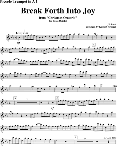 Break Forth into Joy (from 'Christmas Oratorio')