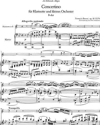 Concertino in Bb major, op. 48
