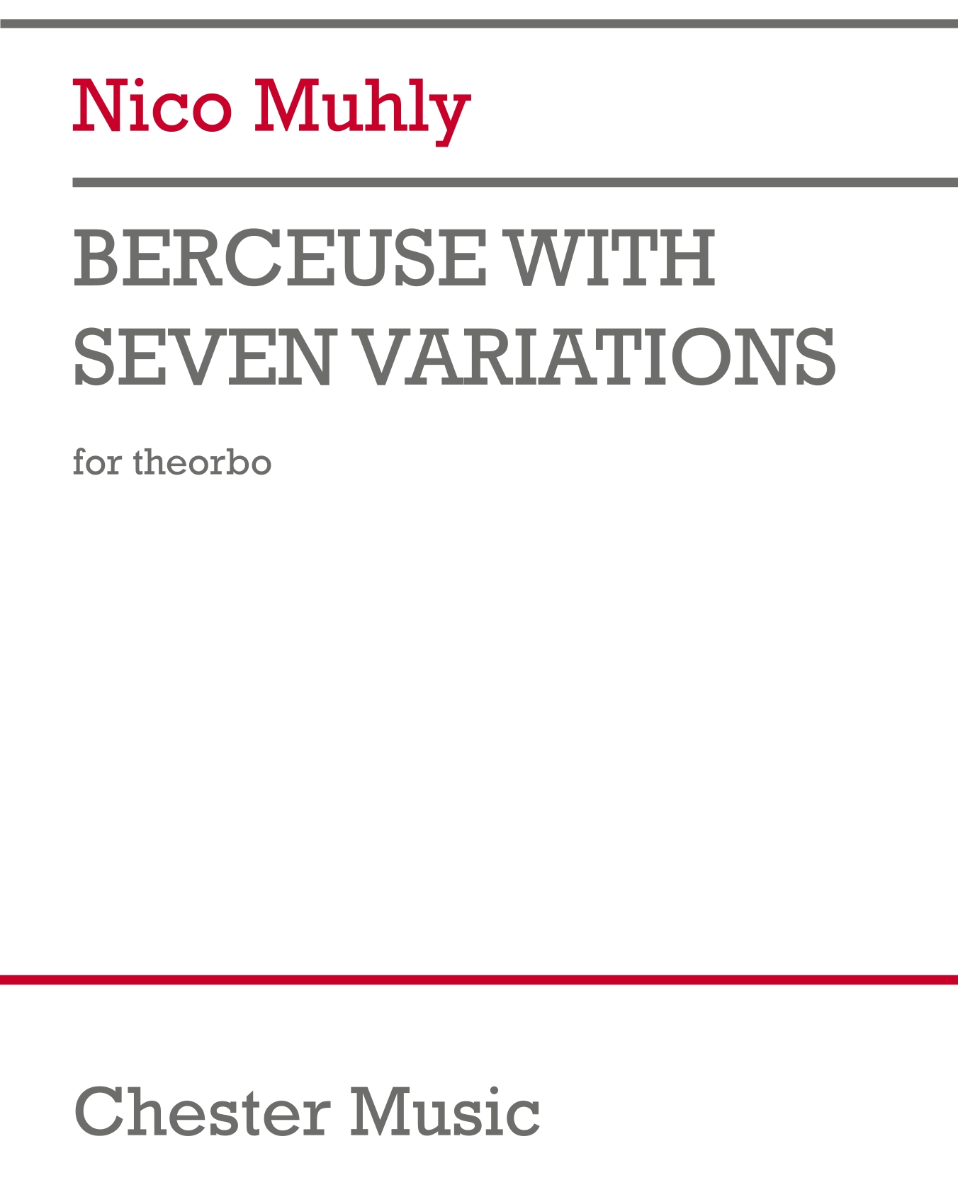 Berceuse with Seven Variations