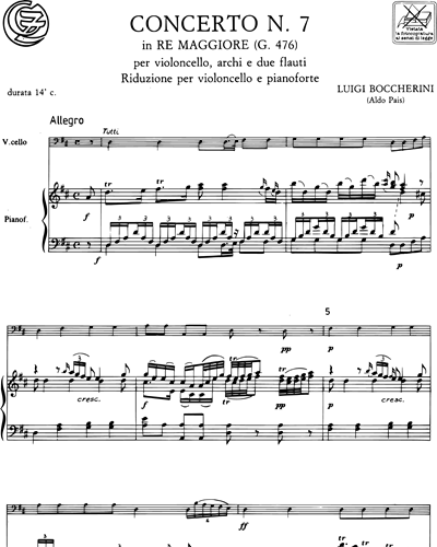 Concerto n. 7 in Re maggiore G. 476