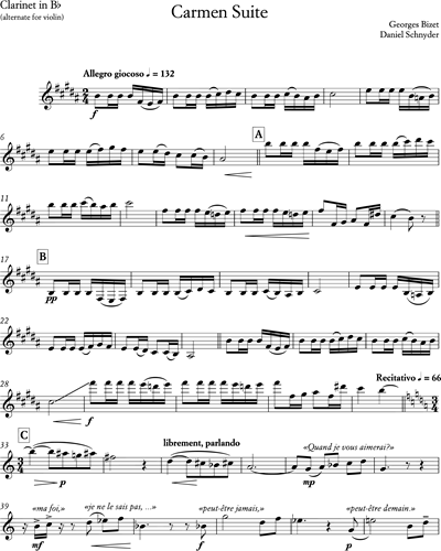 Clarinet in Bb (Alternative)