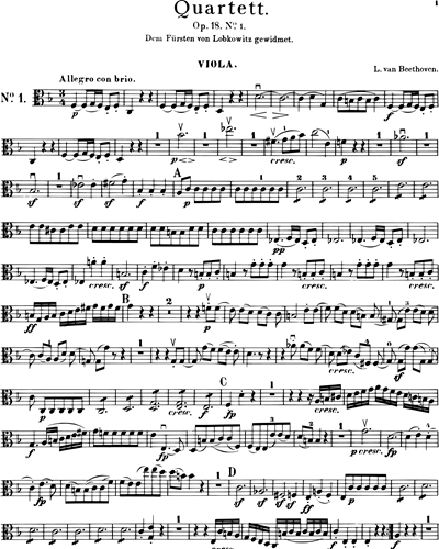 Streichquartette, op. 18 Nr. 1-6