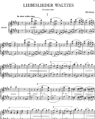 Liebeslieder Waltzes Op. 52a