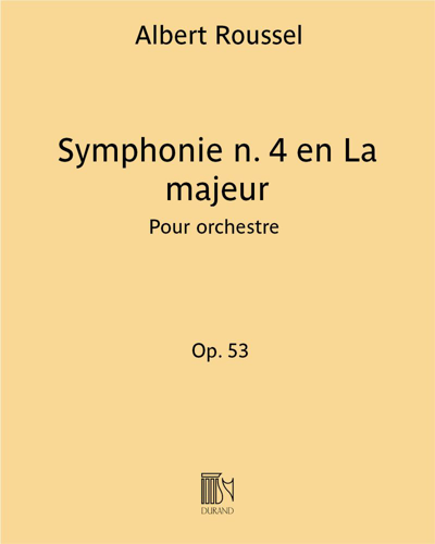 Symphonie n. 4 en La majeur Op. 53