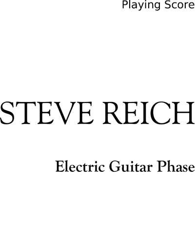 Electric Guitar Phase