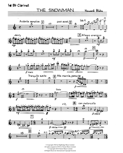 Clarinet 1 in Bb/Bass Clarinet 1