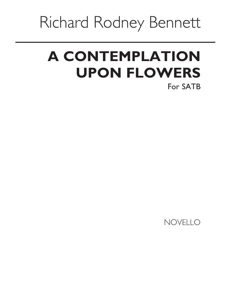 A Contemplation upon Flowers