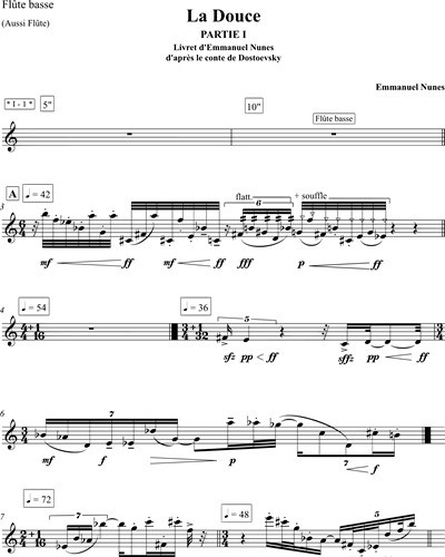 Flute 1/Bass Flute/Contrabass Flute