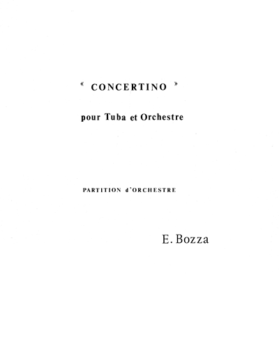 Tuba Concertino