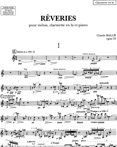 Rêveries Op. 55