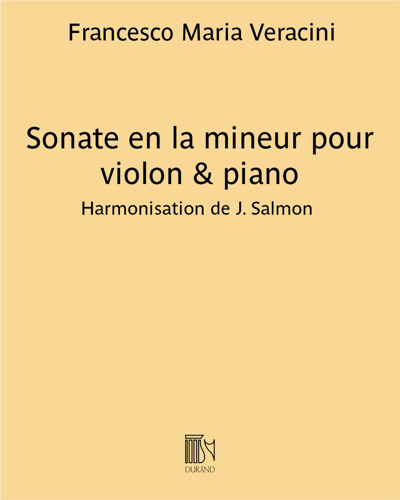 Sonate en la mineur pour violon & piano