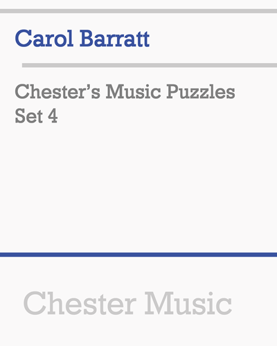 Chester’s Music Puzzles Set 4