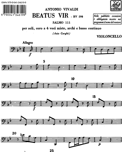 Beatus Vir RV 598 Salmo 111
