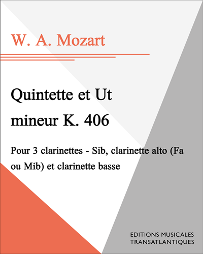 Quintet in C minor, K. 406