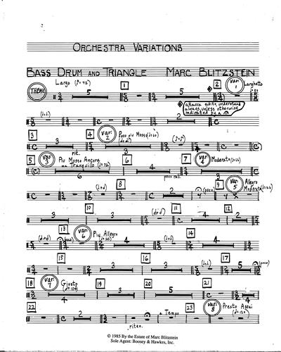 Bass Drum/Triangle