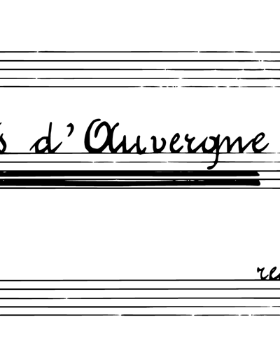 Chants d'Auvergne, Series 3 (complete)