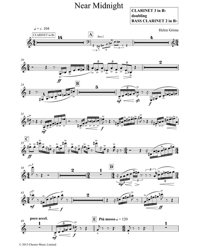 Clarinet 3/Bass Clarinet 2