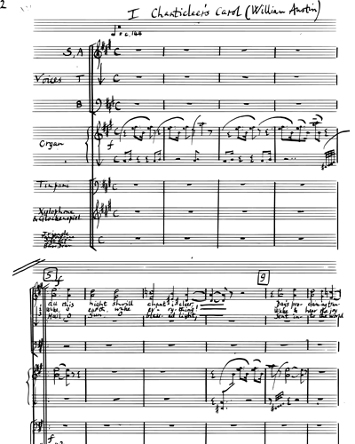 Full Score & Soprano & Mixed Chorus & Organ