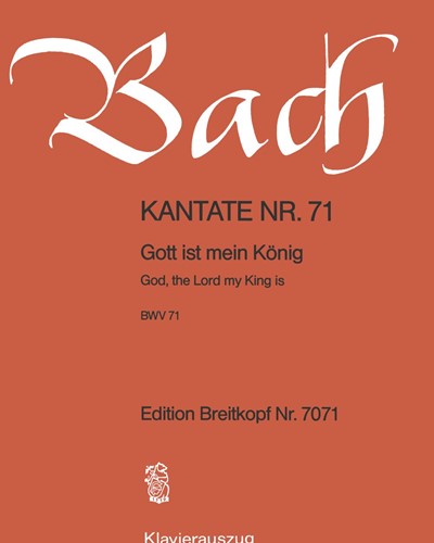 Cantata BWV 71: 'Gott ist mein König'