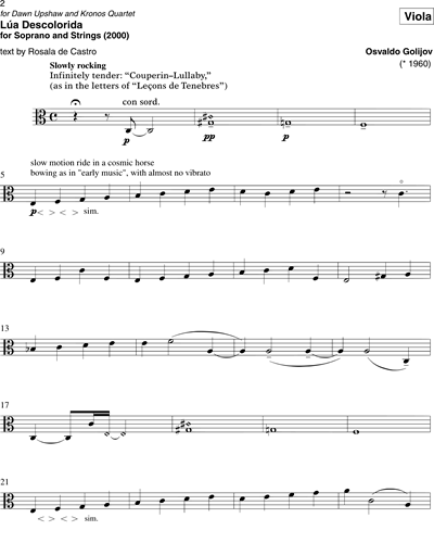 Lúa Descolorida (from "Three Songs for Soprano and Orchestra")
