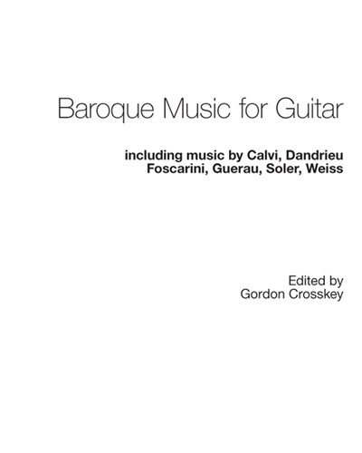 Baroque Music for Guitar