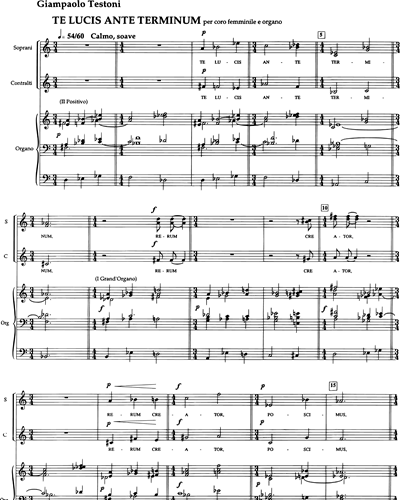 Female Chorus & Organ/Piano (Alternative)