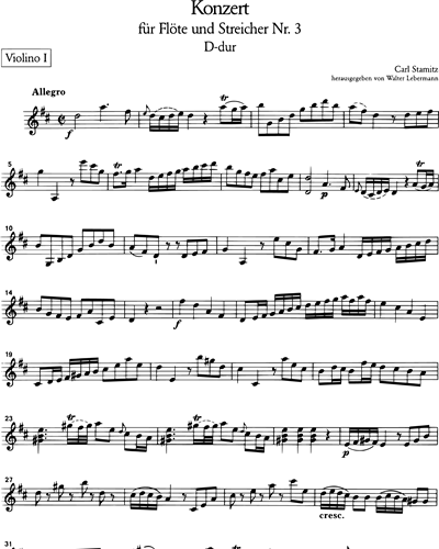 Flötenkonzert Nr. 3 D-dur