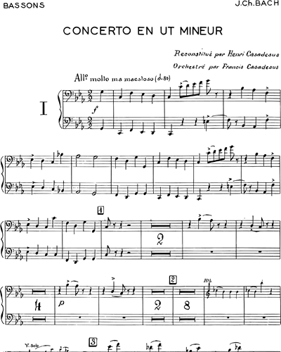 Concerto en Ut mineur - Pour violoncelle et orchestre