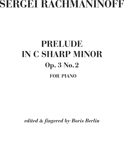 Prelude in C# minor, op. 3 No. 2