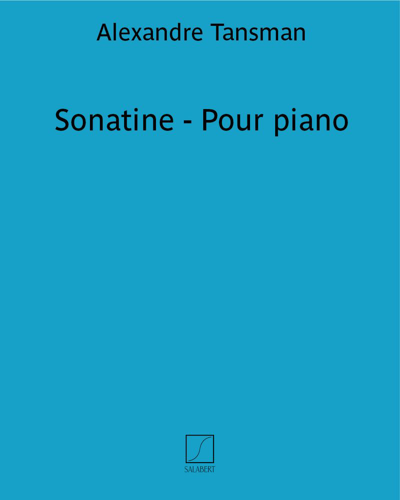 Sonatine - Pour piano