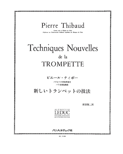 Techniques nouvelle de la trompette