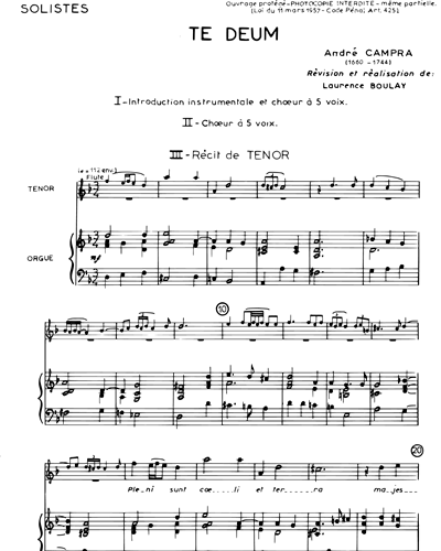 Vocal Score