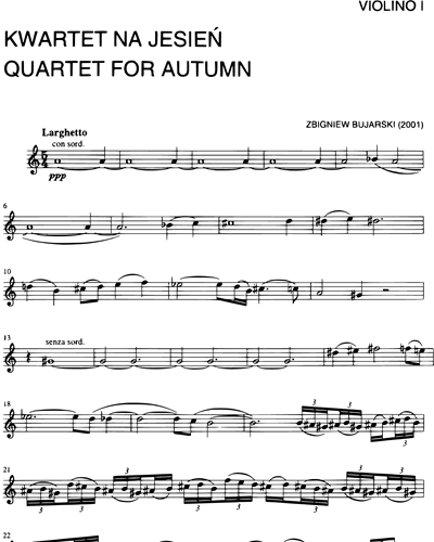 Quartet for Autumn