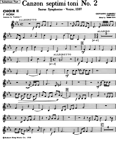 [Choir 2] Horn in F (Trombone Alternative)