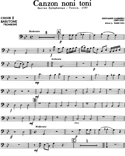 [Choir 2] Baritone Horn/Trombone (Alternative)