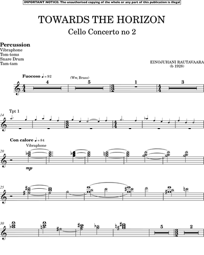 Cello Concerto No. 2 ('Towards the Horizon')
