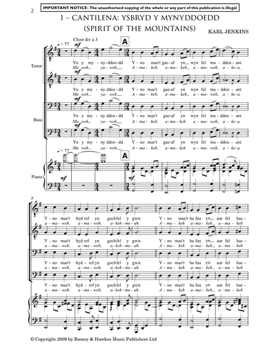 Male Chorus & Piano