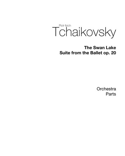 Swan Lake (Arranged by Aubrey Winter)