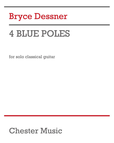 Four Blue Poles