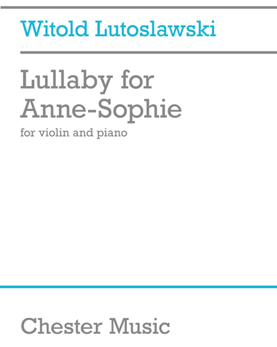 Lullaby For Anne-Sophie